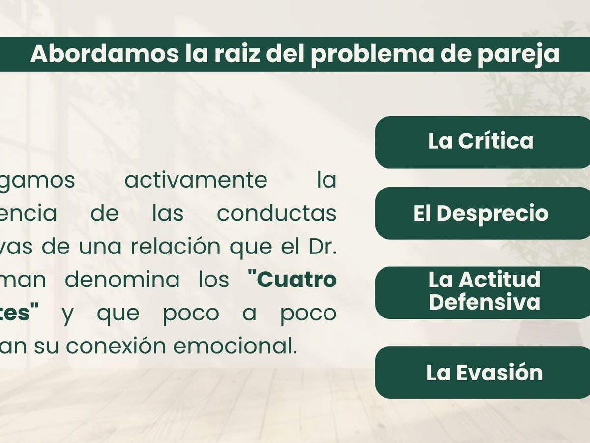 Método Gottman: qué es y cómo ayuda a sanar tu relación de pareja
